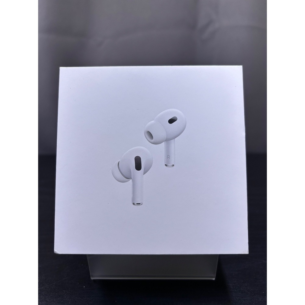 Apple Airpods Pro 2nd Gen BOX ONLY w/Original Inserts+Manuals A3047/A3048/A2968 - Picture 2 of 9